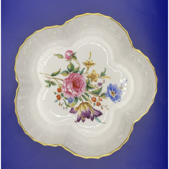 Vintage Royal Worcester Witley Garden Fine Bone China scalloped Dish - Picture 4 of 12